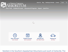 Tablet Screenshot of ncarboretum.org